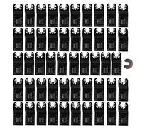 Newone 50 Power Oscillating Tool Accessories Power Oscillating Tool Blades Wood Universal Multitool Blades Compatible for dewalt dremel Fein Rockwell Black & Decker Bosch Craftsman Ridgid Makita Skil