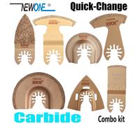 NEWONE Quick Release change Oscillating Tool Saw Blades Carbide Grinding Blades for multi tool fit Dewalt Black&Decker Fein kit2