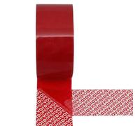 NEWPACKAGING100% Total Transfer Red Tamper Proof Evident Security Void Tape - 50mm x 50m