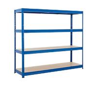 newpo Shelving Unit HR206B 2,000 x 600 x 1,770 mm Blue