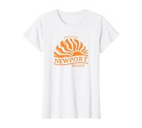 Newport Beach Value Graphic T-Shirt, Women, White, S