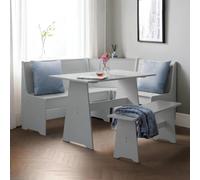 Newport Corner Dining Set - 4 Seater - 109cm - Grey