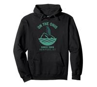 Newport Penguin Shirt On the Ohio River Iceberg Bird Pullover Hoodie