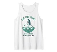 Newport Penguin Shirt On The Ohio River Iceberg Bird Tank Top