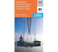 Newport & Pontypool/Casnewydd a Pont-y-Pŵl Map | Caerleon & Usk | Ordnance Survey | OS Explorer Map 152 | Wales | Walks | Hiking | Maps | Adventure