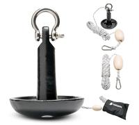Newport Premium 10lb Mushroom Anchor Kit w/Bag, Rope, Buoy, & Stainless Hardware