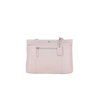 'Newport' Real Leather Multi-Pocket Shoulder Bag Ashwood Leather Light Pink One Size
