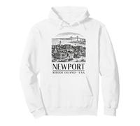 Newport Rhode Island: Historic Mansions, Maritime Charm, Pullover Hoodie