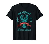 Newport Rhode Island Lobster Fishing Vacation Beach Souvenir T-Shirt