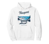 Newport Rhode Island Vintage Travel Scenic View Pullover Hoodie