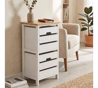 Newport White Wooden 2 Drawer Chest