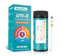 NewPos Urinary Infection Test Strips: 50 Test Strips 3-1 for Treatment of Urinary Infections and Bladder - Accurate Readings At Home - Urine Test Strip Kit