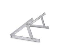 Newpowa Adjustable Solar Panel Tilt Mount Brackets Kit Folding Tilt Legs Support to 20 50 75 Watt Solar Panel for Off-Grid, RV, Roof, Boat (20inch Width)