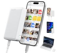 NEWQ Hard Drive for Phone & Computer: USB Flash Storage Device Photo Memory Stick for iPhone, iPad, MacBook Compatible with Apple iOS & Android Cellphone Backup Pictures, Videos, Etc (1, TB)
