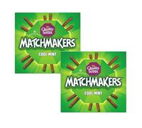 NewQuality Street Matchmakers Cool Mint, Zingy Orange & Salted Caramel Chocolate Box 120g Festive Treats for Sharing, Stocking Fillers & After-Dinner Moments (x2, Cool Mint 120g)