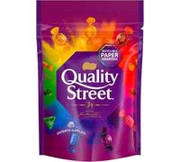 NewQuality Street Pouch 300g of Assorted Milk & Dark Chocolates, Toffees & Cremés & Favourites Golden Selection 283g Perfect for Christmas & New Year 2025 (x1, Assorted Pouch 300g)