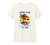 Newquay North Cornwall Coast Sunset Premium T-Shirt