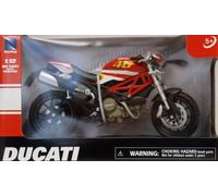 NewRay 1/12 Scale - Ducati Monster 796 (2010) No46 (Red/White)