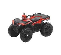 NewRay - Miniature Replica - Polaris Sportsman XP - Off-Road Vehicle - Collectible and Play Model for Quad Fans - Red - 2018-07363