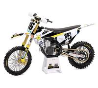 NewRay New Ray-Moto Cross Husqvarna FC 450 2020 Team Zach Osborne No. 16-Children's Scale Model Vehicle Reproduction, Metal, Multicolored