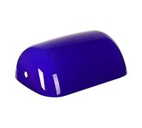 Newrays Replacement Glass Bankers Lamp Shade Cover for Desk Lamp (Blue)