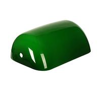 Newrays Replacement Glass Bankers Lamp Shade Cover for Desk Lamp (Green)