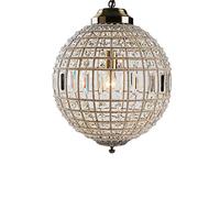 Newrays Retro Vintage Royal Empire Ball Style Big Led Crystal Modern Chandelier Lamp Lustres Lights E27 Living Room Bedroom Bathroom (Large)
