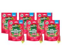 NewRowntree Fruit Pastilles, Pick n Mix, Fruit Gums, Randoms Juicers, Jelly Tots Bags 130g to 150g Perfect For Treat, Share & Gifting For Everyone (Pack Of 6, Sour Watermelon Lollies)