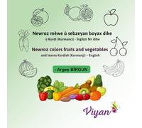 Newroz mêwe û sebzeyan boyax dike û Kurdî (Kurmancî) - Nedirlandî fêr dibe: Newroz colors fruits and vegetables and learns Kurdish (Kurmanji) - English
