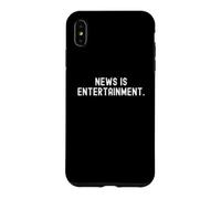 news is entertainment Witty Observational Design Case for iPhone XS Max