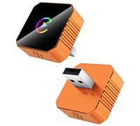 News Wireless Carplay Adapter for iPhone and Android, Car Wired to Wireless Box, 2 in 1 Vehicle to Machine Connectivity, Smart Carplay Box, Universal for All Vehicles