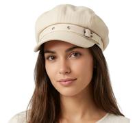 Newsboy Cap Classic French Octagonal Hat Style Baker Boy Hat for Women | Ladies Cabbie Cap Octagonal Style Beret Hats for Outdoor Travel Everyday Wear