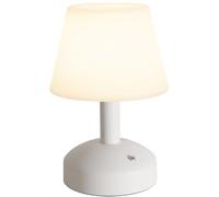 NEWSEE LED Cordless Small Table Lamp, Outdoor Portable Waterproof Touch Bedside Lamp, Dimmable, 5000mAh Rechargeable Battery Operated Light for Bathroom, Bedroom, Restaurant, Garden, Bar (White)