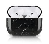 Newseego Airpods Pro 2 Case, Stylish Marble Pattern Design Case for Airpods Pro 2 PC Hard Full Protective Shockproof Cover for Airpods Pro 2nd Generation 2022 Charging Case - Black