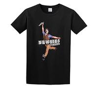 Newsies DIY Cotton Men's T-Shirt Unisex Black Tee S