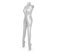 Newsmarts Inflatable Female Full Body Mannequin Dress Display Torso Dummy Model