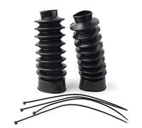 Newsmarts Motorcycle 41mm Fork Covers Front Rubber Gaiters Gators Shock Boots for Harley Softail FXST Dyna FXDWG