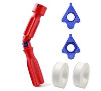 Newsmy 3 Pack Toilet Seat Spanner Plumbing Tools Fitting Tool Installation Attachment, Universal Installation Wrench, 10/13/17mm Professional Plastic Removal Installation Wrench Including 2 PTFE Tape