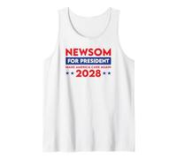 Newsom for President Make America Care Again 2028 Tank Top