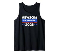 Newsom for President Make America Care Again 2028 Tank Top