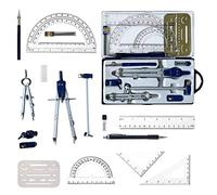 NEWSOURCE Profesional Compass for Geometry Up to 18 inch Diameter,Geometry Precision Tool for student,Drawing Tools & Drafting Kits for Engineer,Drawing Tool,Geometry Set,Math Geometry Kits Set