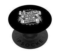 Newspaper Reading Is My Hobby Print Reader Routine - PopSockets Adhesive PopGrip