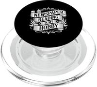 Newspaper Reading Is My Hobby Print Reader Routine - PopSockets PopGrip for MagSafe