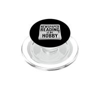 Newspaper Reading Is My Hobby Print Reader Routine - PopSockets PopGrip for MagSafe