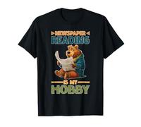 Newspaper Reading is My Hobby Print Reader Routine T-Shirt