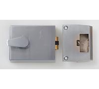 Newstar Bary Roller Bolt Night Latch - 60mm Backset (Satin Chrome Plate)