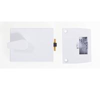 Newstar Bary Roller Bolt Night Latch - 60mm Backset (White)