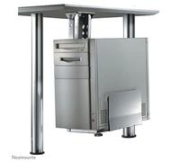 Newstar CPU-D200SILVER Under Desk PC Mount (Suitable PC Dimensions - Height: 39-54 cm / Width: 13-23 cm) - Silver