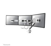 Newstar Neomounts by Select NM-D775DX3WHITE Full Motion Dual Desk Mount (clamp &
