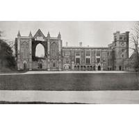 Newstead Abbey a former Augustinian priory Nottinghamshire England seen here c. 1900. Home of Lord Byron. George Gordon Byron 6th Baron Byron 1788 ÔøΩ1824. English poet peer and politician. From The